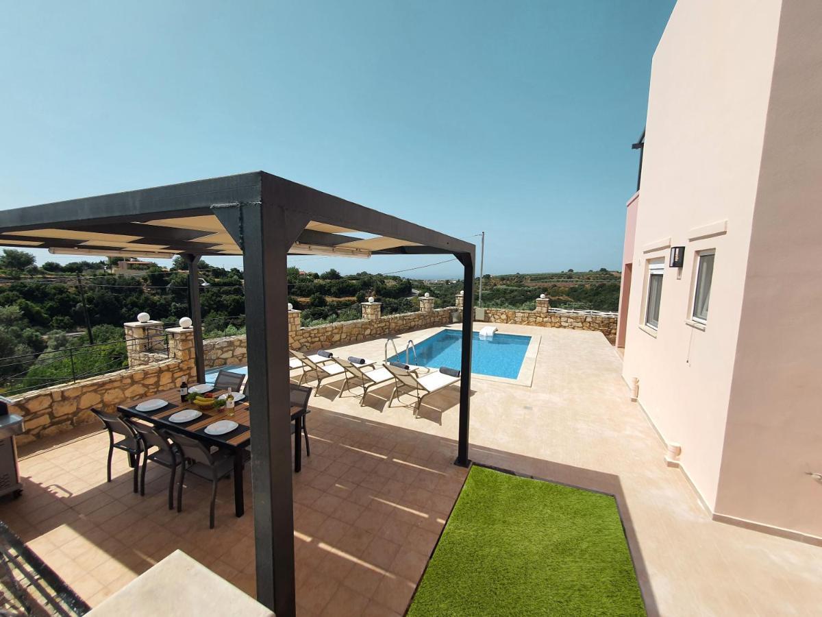 Natural View Villa With Private Pool Skouloufia Ngoại thất bức ảnh