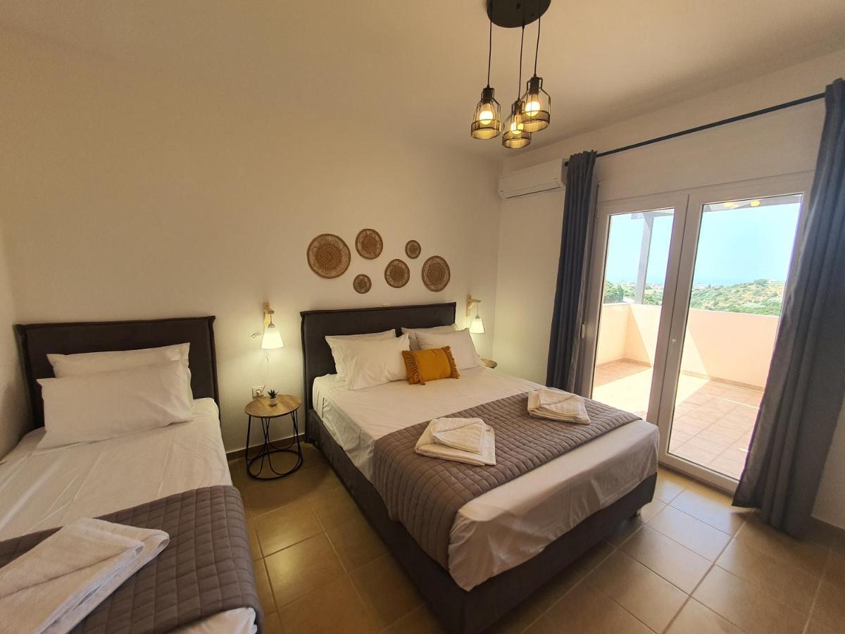 Natural View Villa With Private Pool Skouloufia Ngoại thất bức ảnh