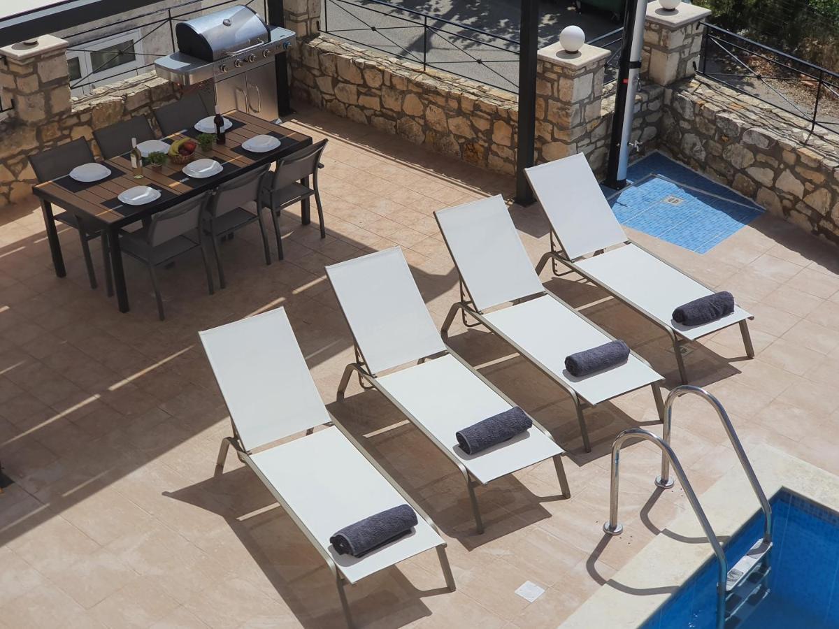 Natural View Villa With Private Pool Skouloufia Ngoại thất bức ảnh