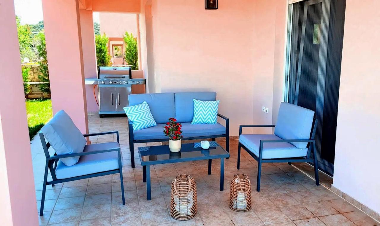 Natural View Villa With Private Pool Skouloufia Ngoại thất bức ảnh